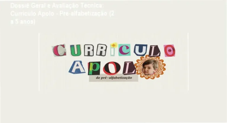 Gráfico de desempenho técnico do ecossistema Currículo Apolo - Pré-alfabetização (2 a 5 anos)