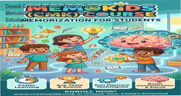 Gráfico de desempenho técnico do ecossistema Curso Memokids (CMK) Memorização para Estudantes