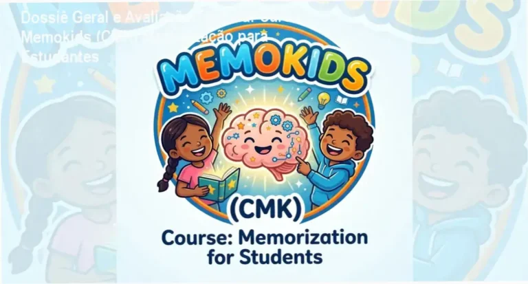 Gráfico de desempenho técnico do ecossistema Curso Memokids (CMK) Memorização para Estudantes