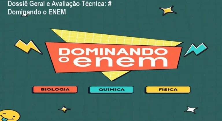 Gráfico de desempenho técnico do ecossistema # Dominando o ENEM