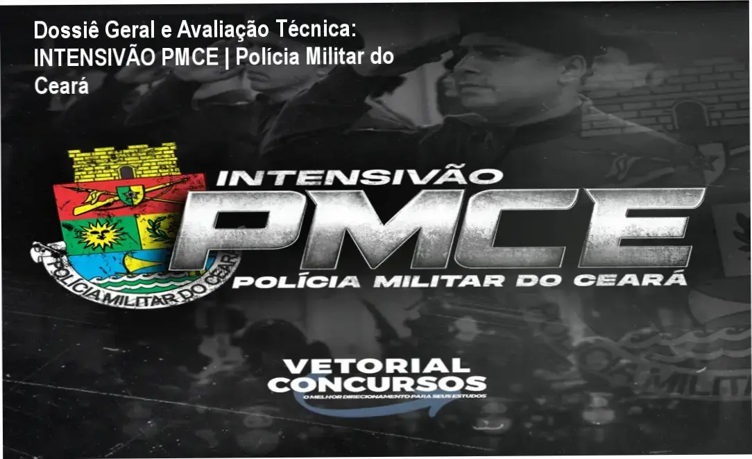 Gráfico de desempenho técnico do ecossistema INTENSIVÃO PMCE | Polícia Militar do Ceará