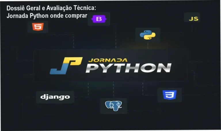 Gráfico de desempenho técnico do ecossistema Jornada Python onde comprar