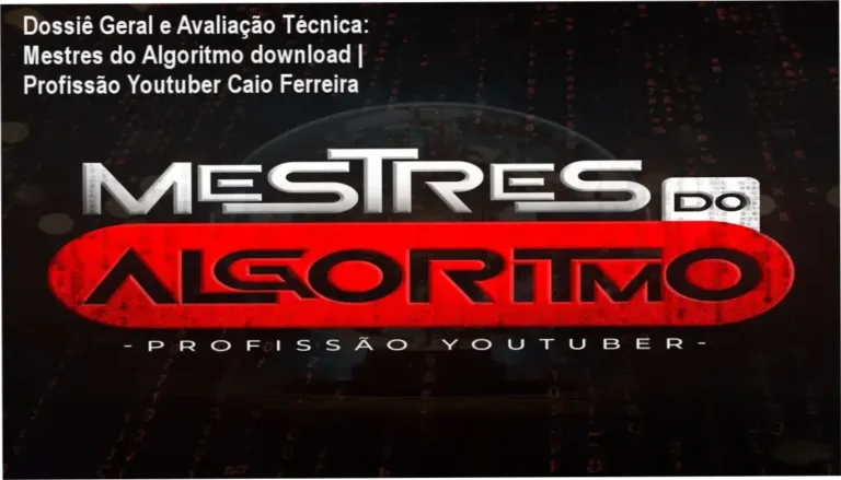 Gráfico de desempenho técnico do ecossistema Mestres do Algoritmo download | Profissão Youtuber Caio Ferreira