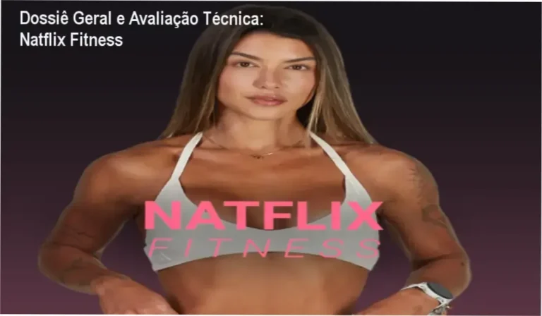 Gráfico de desempenho técnico do ecossistema Natflix Fitness