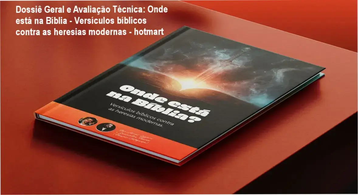 Gráfico de desempenho técnico do ecossistema Onde está na Bíblia - Versículos bíblicos contra as heresias modernas - hotmart