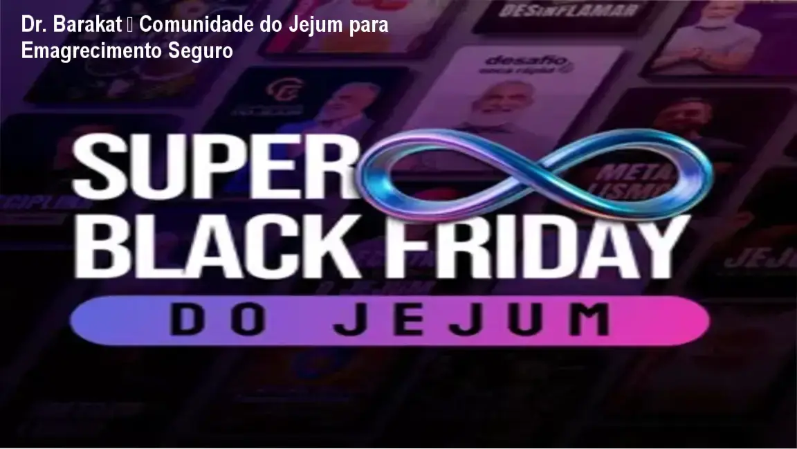 Dr. Barakat apresentando a Comunidade do Jejum para emagrecimento saudável