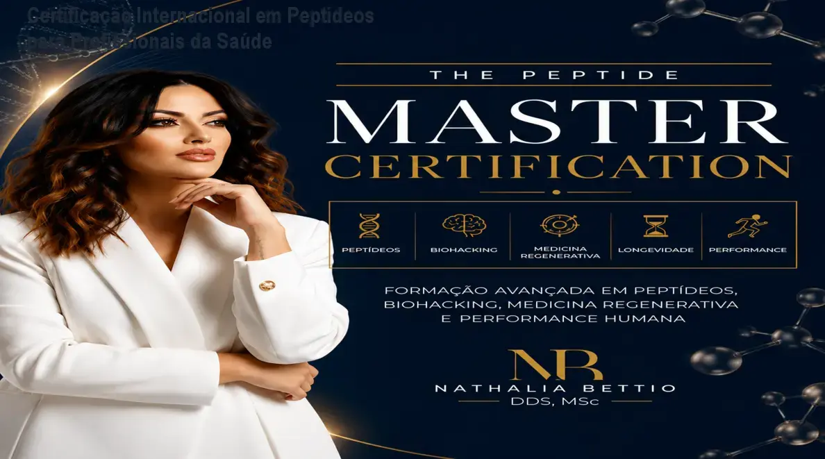 Certificação Internacional em Peptídeos para Profissionais da Saúde