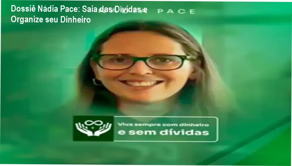 Capa do ebook Metodologia Nádia Pace mostrando solução para dívidas e organização financeira