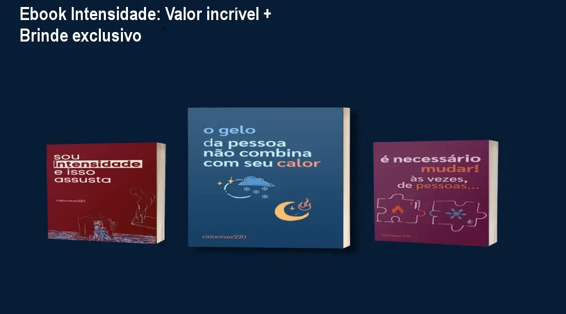 Ebook Intensidade: Valor incrível + Brinde exclusivo