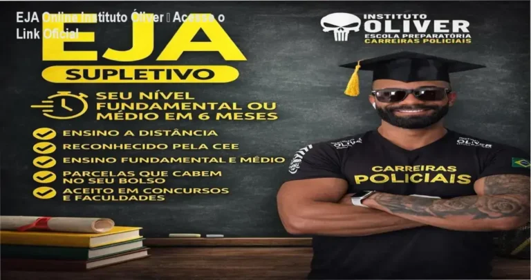 EJA Online Instituto Óliver link correto e acesso oficial