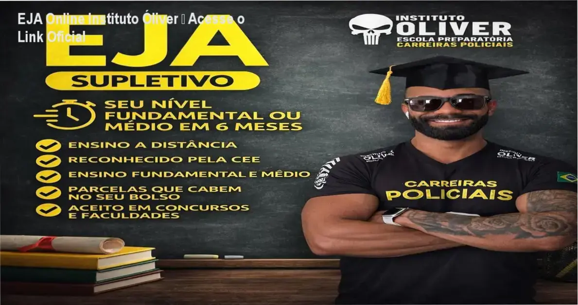 EJA Online Instituto Óliver link correto e acesso oficial