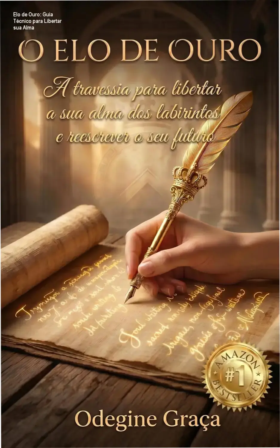 Capa do eBook Elo de Ouro mostrando a jornada de libertação da alma feminina