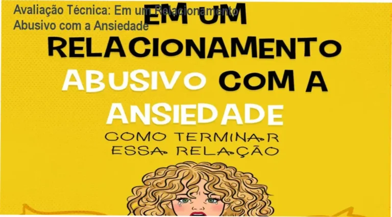 Capa do ebook Em um Relacionamento Abusivo com a Ansiedade, mostrando técnicas de controle emocional