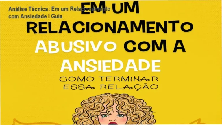 Capa do ebook Em um relacionamento abusivo com a ansiedade, destaque da oferta promocional