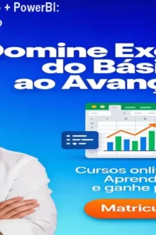 Excel Básico & Avançado + PowerBI: dominar planilhas? Preço
