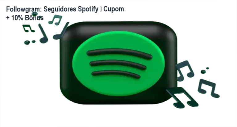 Seguidores Spotify Followgram – promoção com cupom e bônus de 10%