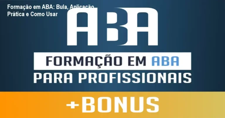 Imagem ilustrando a Formação em ABA para Profissionais com destaque para o método MAAIS e o software SociAutism