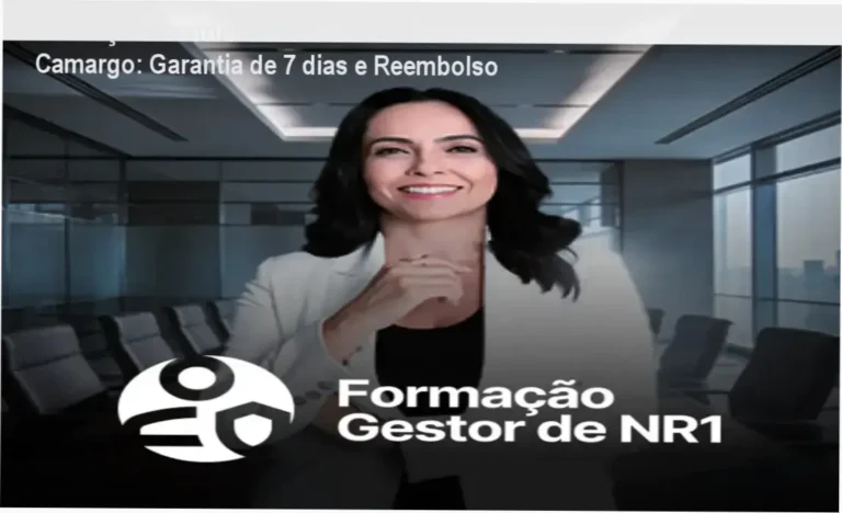 Formação Gestor de NR1 Izabella Camargo compra segura e acesso oficial