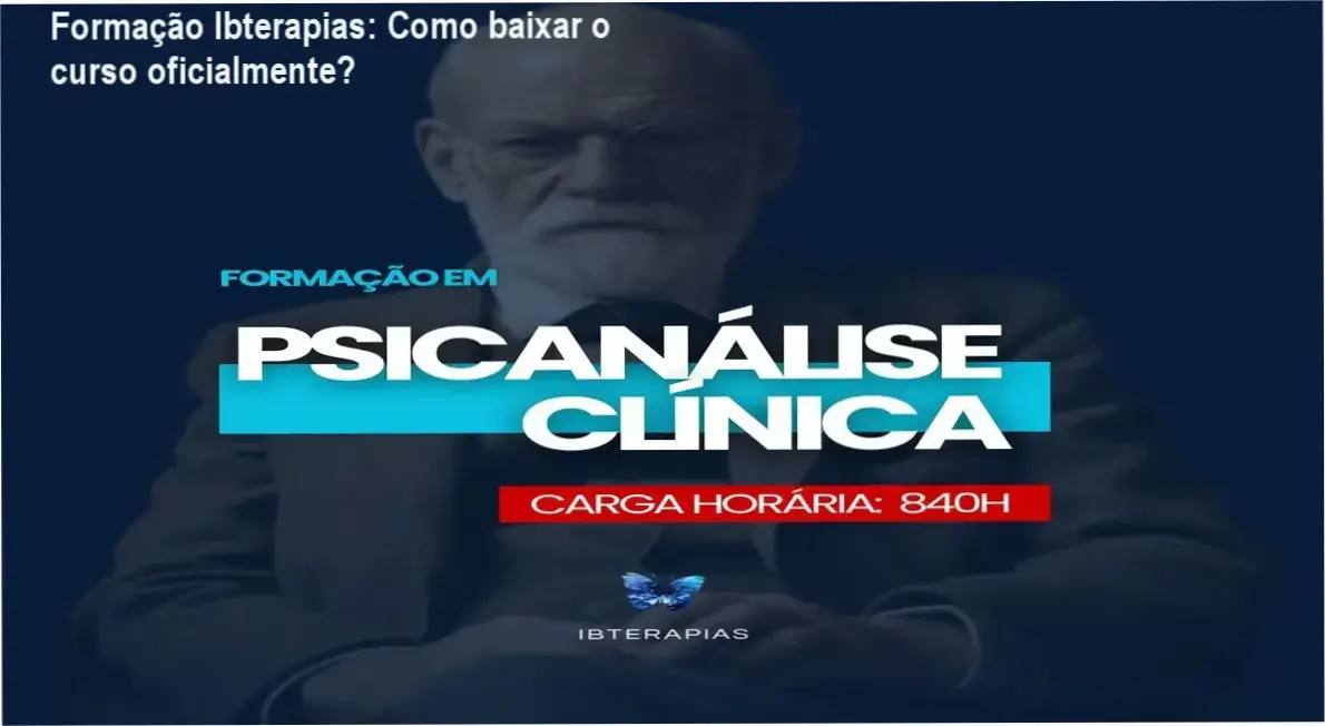 Tela mostrando o acesso oficial ao curso Formação Completa em 70 Terapias Holísticas Ibterapias