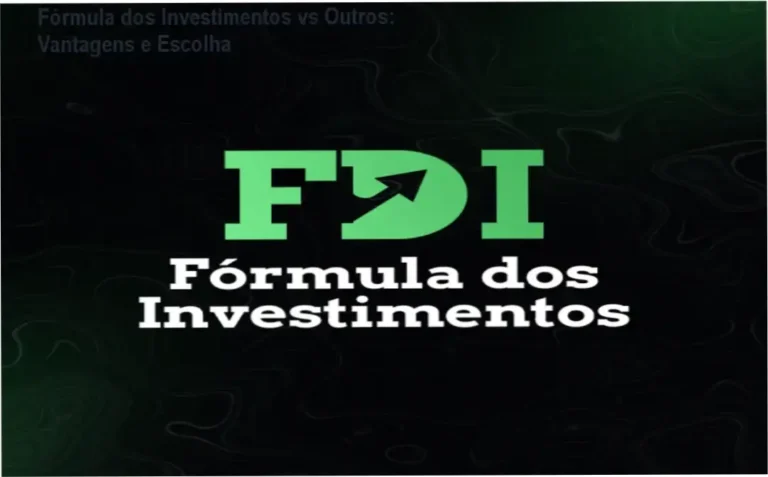 Comparativo visual mostrando as vantagens da Fórmula dos Investimentos frente a outros cursos de investimento