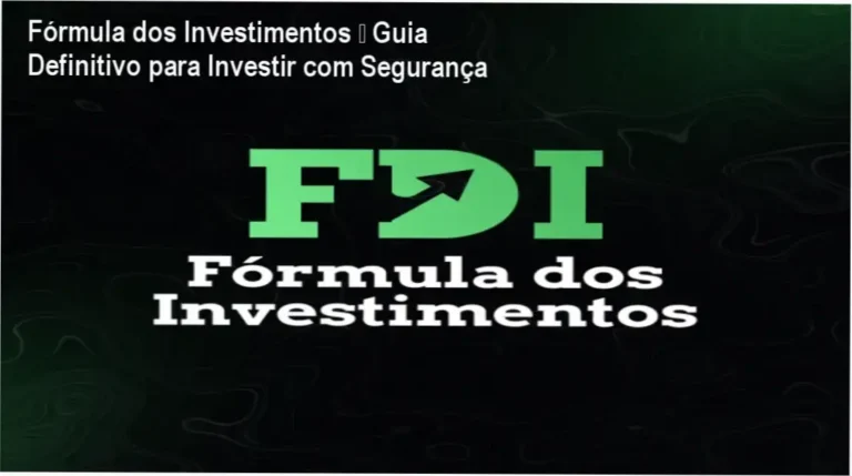 Capa do curso Fórmula dos Investimentos mostrando um gráfico de crescimento financeiro