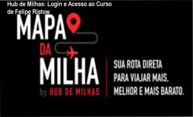 Hub de Milhas de Felipe Ristow – tela de login da área de membros