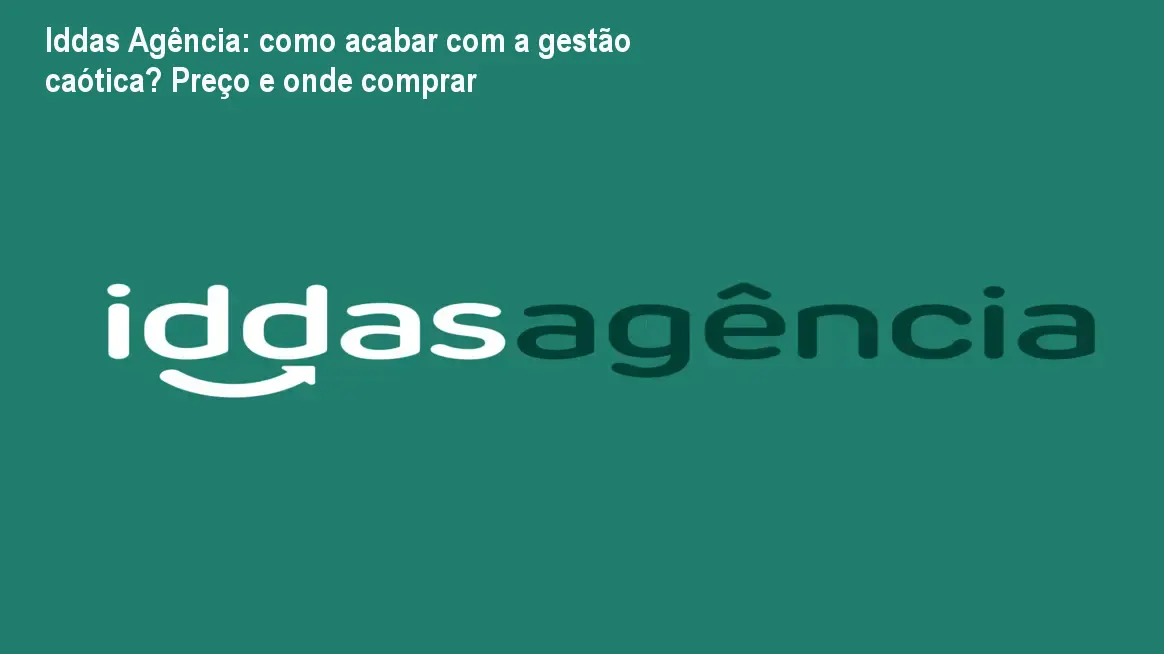 Tela do Iddas Agência mostrando dashboard de controle de cotações e pós‑venda para agências de viagens