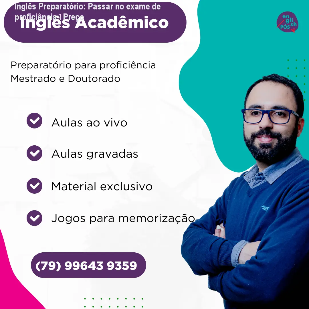 Inglês Preparatório: Passar no exame de proficiência – Preço