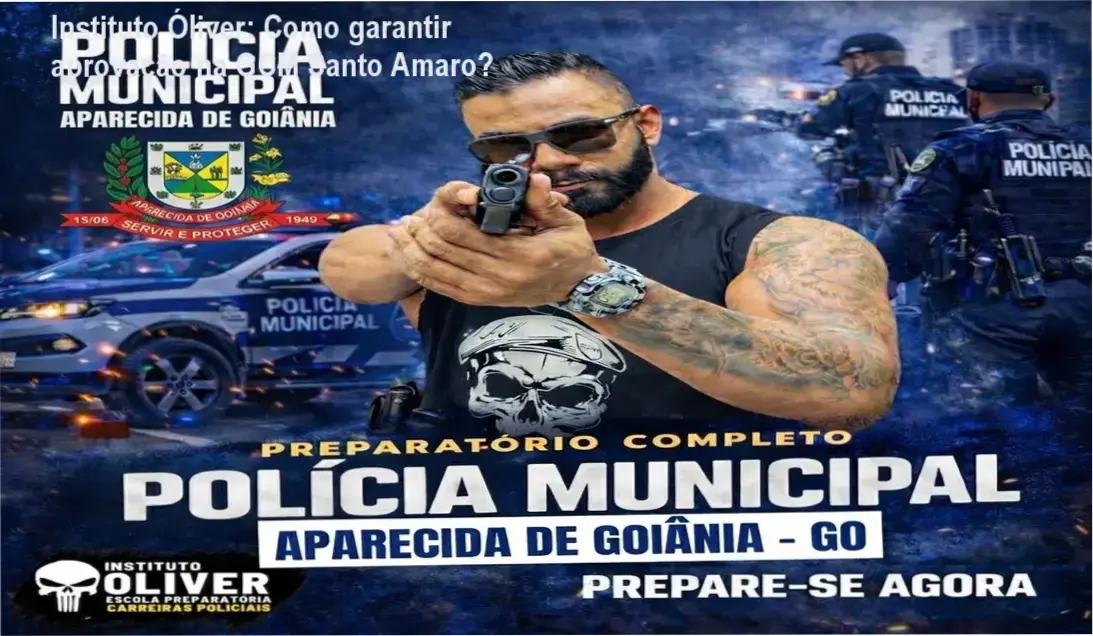 Imagem do curso preparatório do Instituto Óliver para a Guarda Municipal de Santo Amaro SP