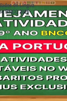 Planejamentos e Atividades de Língua Portuguesa 6º ao 9º ano BNCC 2026