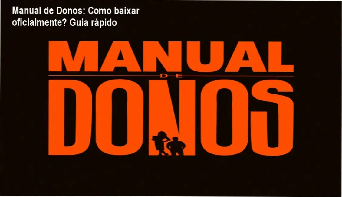 Tela mostrando acesso oficial ao Manual de Donos via e‑mail