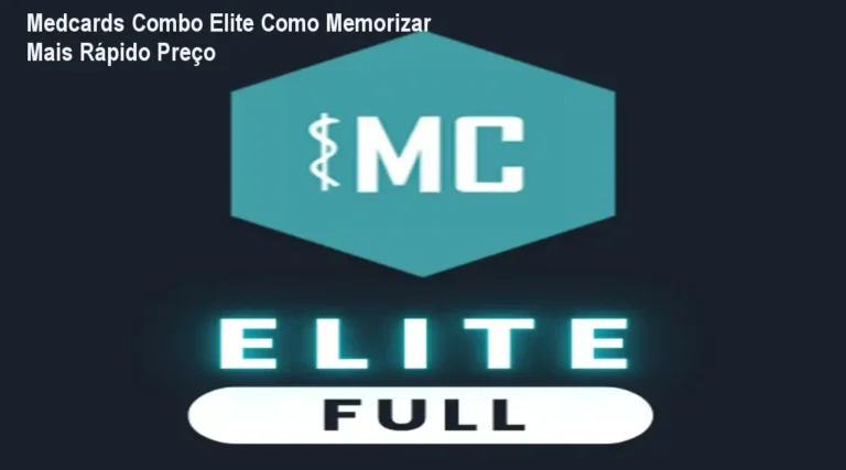Tela da plataforma Medcards Combo Elite mostrando flashcards adaptativos para estudos de medicina