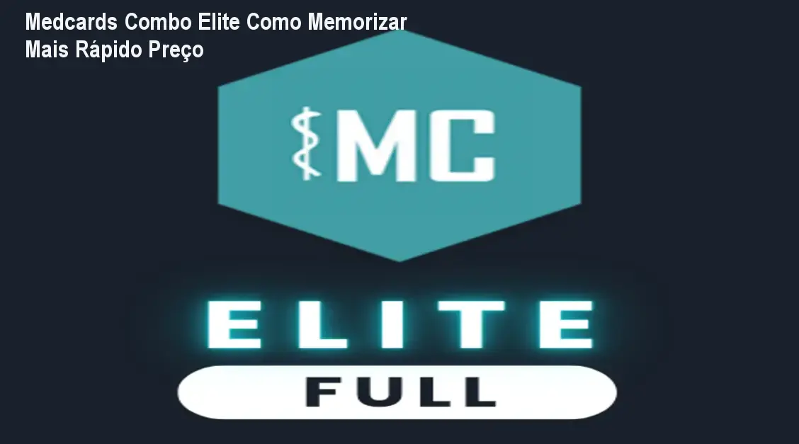Tela da plataforma Medcards Combo Elite mostrando flashcards adaptativos para estudos de medicina