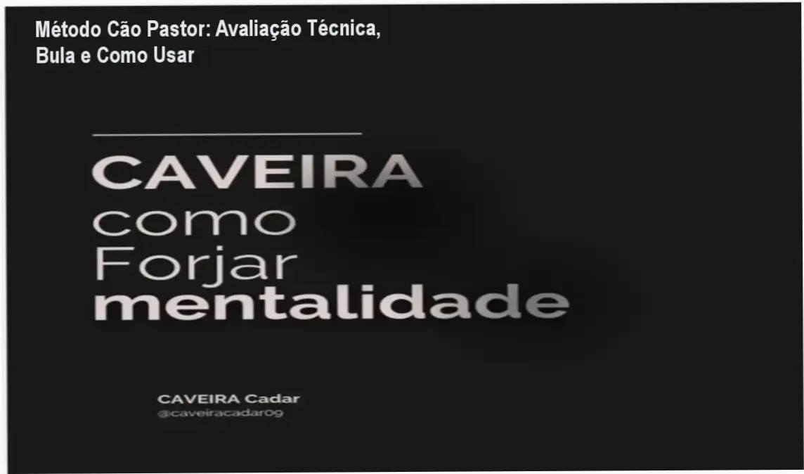 Imagem do Método Cão Pastor mostrando disciplina militar aplicada ao desenvolvimento pessoal