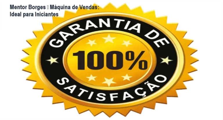 Mentor Borges – Máquina de Vendas, investimento entre R$ 497 e R$ 997