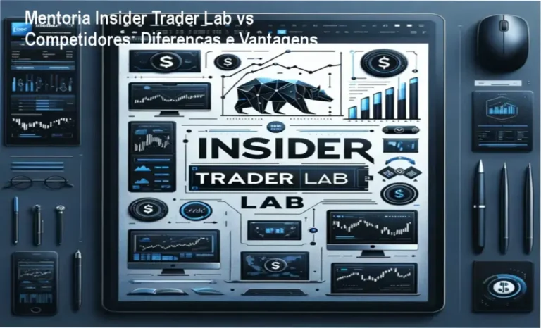 Comparativo visual entre Mentoria Insider Trader Lab e concorrentes do mercado de trading