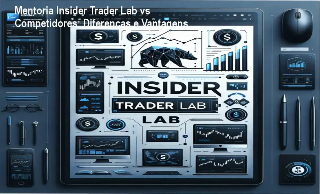 Comparativo visual entre Mentoria Insider Trader Lab e concorrentes do mercado de trading