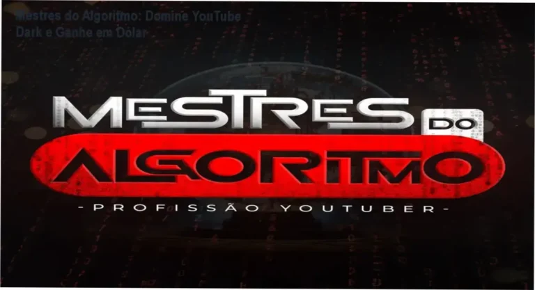 Capa do curso Mestres do Algoritmo mostrando IA e ganhos em dólar