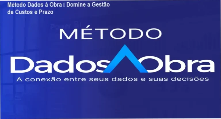 Dashboard de gestão de obras criado com o Método Dados à Obra mostrando indicadores de custo e prazo