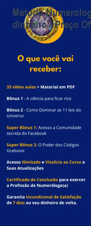 Método Numerologia Aplicada: Ganhe dinheiro? Preço Oficial