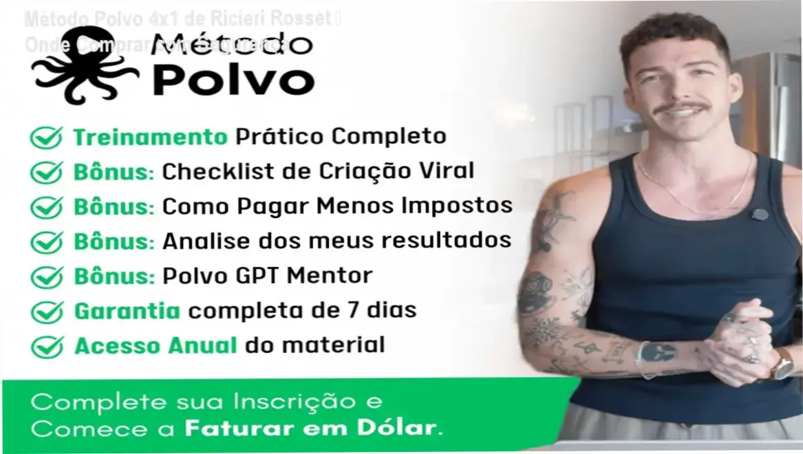 Método Polvo 4x1 de Ricieri Rosset – cupom de desconto exclusivo