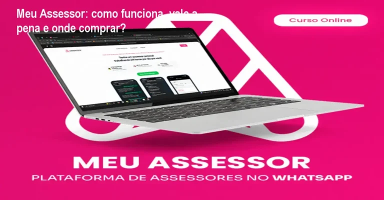 Tela de conversa no WhatsApp mostrando lembrete de pagamento enviado pelo Meu Assessor