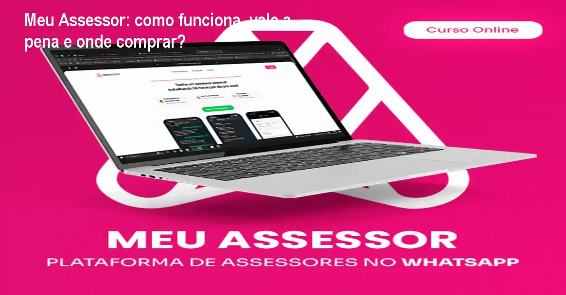 Tela de conversa no WhatsApp mostrando lembrete de pagamento enviado pelo Meu Assessor