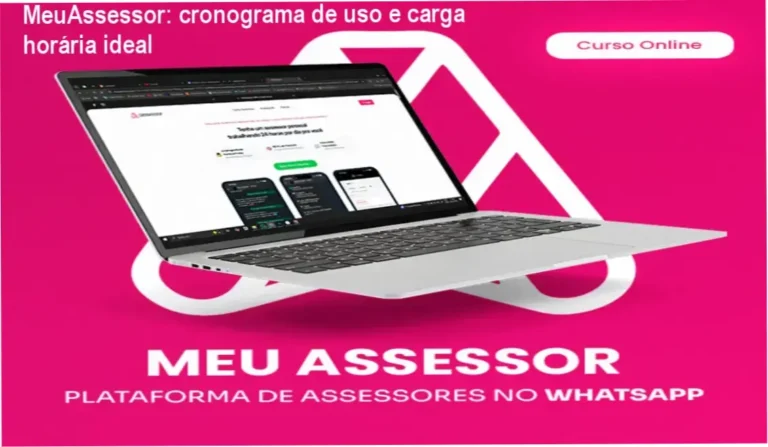 MeuAssessor cronograma de dedicação e carga horária