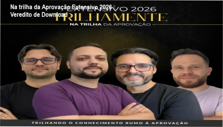 Imagem ilustrando o download oficial do curso Extensivo 2026 do Professor JV