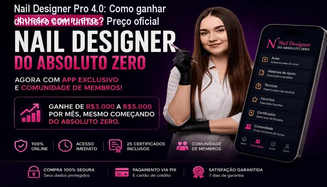 Nail Designer Pro 4.0: Como ganhar dinheiro com unhas? Preço oficial