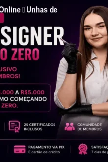 Curso Nail Designer Online – Unhas de Gel, Fibra e Mais