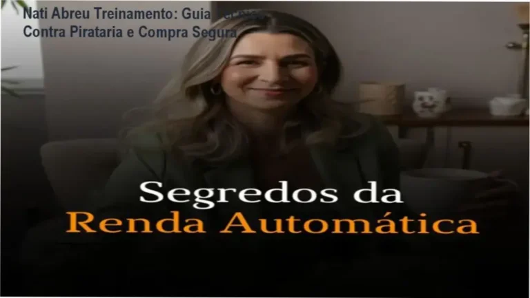 Tela do curso Nati Abreu Treinamento mostrando módulos e recursos de aprendizado