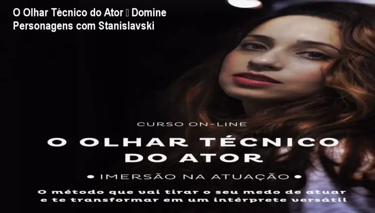 Aula prática do curso O Olhar Técnico do Ator, mostrando a técnica de observação para construir personagens reais