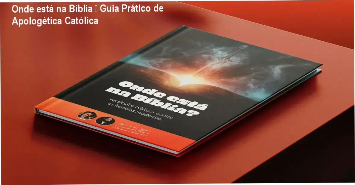 Capa do eBook Onde está na Bíblia apresentando versículos bíblicos para debates apologéticos